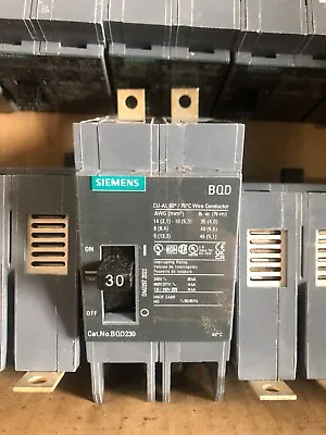 Buy LOT OF 18x  NEW Siemens BQD230 2p 30a Circuit Breaker NEW IN BOX - 18 X • 850.25$