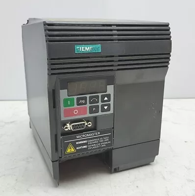 Buy Siemens 6SE9216-8CB40 MicroMaster Variable Frequency Drive VFD 2Hp 1Ph 240V • 149.99$