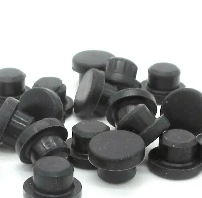 Buy 3/8”  Rubber Feet For Elite Crock Pot  Push In Stem   Black Silicone  4 Per Pack • 5.68$