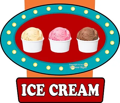 Buy Ice Cream Cups DECAL Concession Food Truck Sign Sticker  (Choose Your Size) Icv • 107.99$