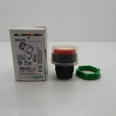 Buy Schneider Electric Red 22mm Momentary Pushbutton Head Extended W/ Boot ZB5AP4 • 6.50$