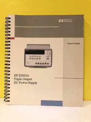 Buy HP E3631-90002 E3631A Triple Output DC Power Supply User's Guide • 29.99$