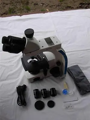 Buy New - Jenco Jc-311 Compound Brightfield Microscope - Trinocular - Free Ship Usa • 375$