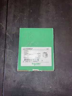 Buy New Schneider Electric Lc1d09g7 Contactor 120v 50/60hz • 50$