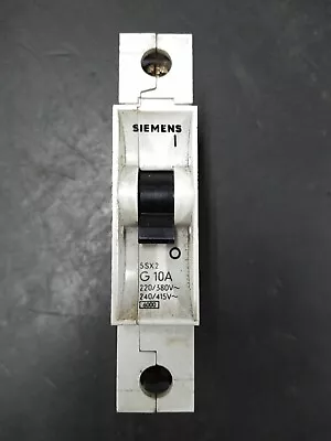 Buy Siemens 5SX2-G10A DIN Mount Circuit Breaker 1-Pole 10 Amp • 15$