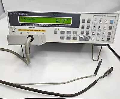 Buy Agilent 4338B Milliohmmeter 1KHz With 16143B Mating Cable • 899$
