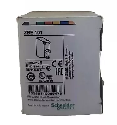 Buy Schneider Electric ZBE-101 Auxl Contact Nopen  ZBE101 New 2 Pcs  • 10.99$