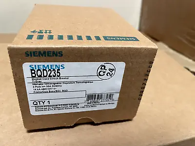 Buy NEW Siemens BQD235 2p 480v 35a Circuit Breaker NEW IN BOX • 99$
