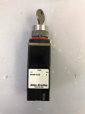 Buy Allen Bradley 800MR-H32B Key-Switch With  800M-XA Contact, 300v AC • 30$