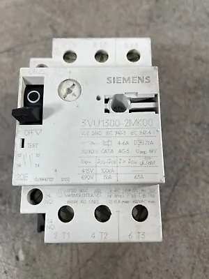 Buy Siemens 3VU1300-2MK00  4-6Amp Motor Circuit Breaker Protector Starter @2D • 12.74$