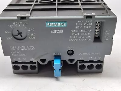 Buy Siemens 3UB8123-4JW2 Solid State Overload Relay ESP200 Cat No 48ATJ3S00 100-300A • 225$