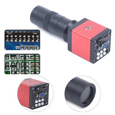 Buy HDMI Digital Industry Video Inspection Microscope Camera Video Recorder Adapter • 102.60$
