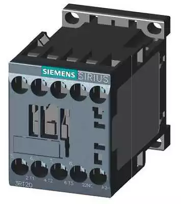 Buy Siemens 3Rt20181bb42 Iec Magnetic Contactor, 3 Poles, 24 V Dc, 16 A, Reversing: • 119.99$