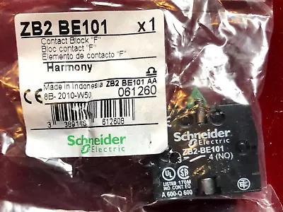 Buy Schneider Electric Telemecanique ZB2-BE101 Contact Block - NEW Ships From USA • 8.99$