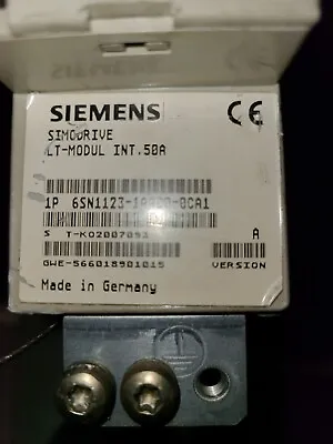 Buy Siemens Simodrive Lt-modul Int. 50a 1p 6sn1123-1aa00-0ca1, 1p 6sn1118-0ad11-0aa1 • 300$