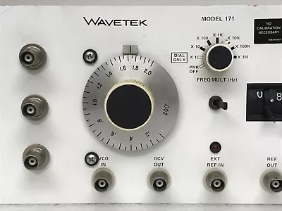 Buy Wavetek Model 171 Synthesizer Functional Generator 0.1 HZ To 2 MHz • 75$