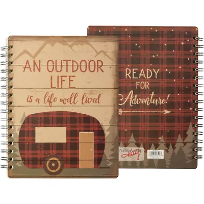 Buy Primitives By Kathy Spiral Notebook Journal Outdoor Life Rv Trailer Camping • 10.99$
