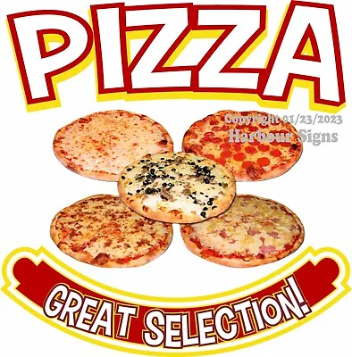 Buy Pizza Great Selection DECAL Concession Food Truck Vinyl Sticker (Choose Size) • 16.99$