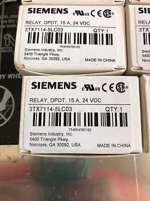 Buy Siemens Relay 3TX7114-5LCO3 RELAY 8 Pin • 15$