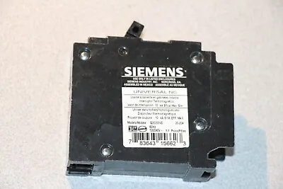 Buy Siemens Universal NC Q2020NC 20/20A Tandem Circuit Breaker NEW Free Shipping • 19.99$