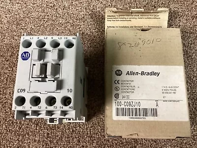 Buy Allen-Bradley 100-C09ZJ10 Contactor 24 Volt DC Coil-NIB • 150$
