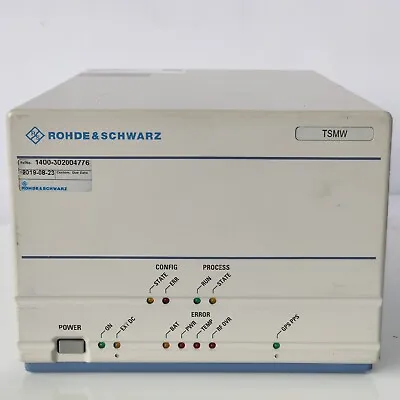 Buy Rohde & Schwarz TSMW Radio Network Analyzer ID: 1503.3001K03-1020-29-Ja R&S • 1,097.93$