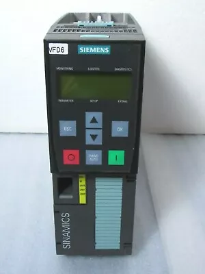Buy [VFD6] Siemens Sinamics G120 Control Unit CU240E-2 PN W/BOP-2 Basic Panel 2 [SI] • 879.30$