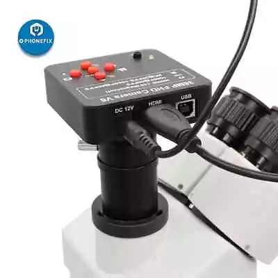 Buy 38MP 1080P 60FPS Digital USB Camera C-Mount Trinocular Stereo Microscope Repair • 142.67$
