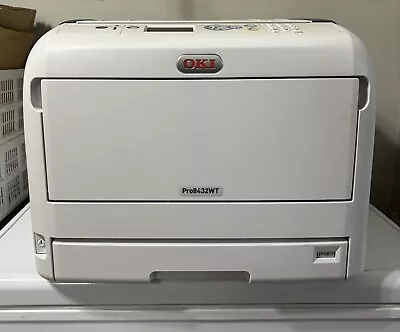Buy Printer Oki Pro 8432 Wt, White Toner Printer, Used, Excellent Condition • 2,000$