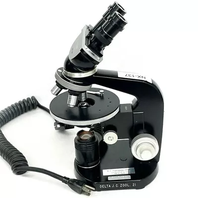 Buy Nikon 73041 Compound Binocular Microscope W/ Illuminating Lamp Attachment Japan • 159.97$
