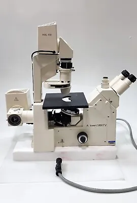 Buy Zeiss Axiovert S100 TV Inverted Phase Contrast Fluorescence Microscope-FOR PARTS • 1,486.65$