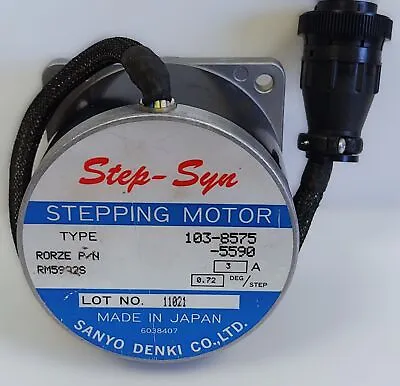 Buy SANYO DENKI 103-8575-5590 Step-Syn Stepping Motor • 299.23$