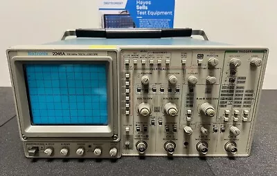 Buy Tektronix 2246A Analog Oscilloscope, 4-Channel, 100Mhz, Calibrated Til 04/2025!! • 495$