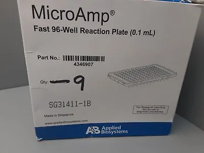 Buy Applied Biosystems MicroAmp Fast 0.1ml  96 Well Reaction NOB  (9 Plates) • 41.49$