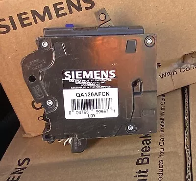 Buy 4 Boxes Of 10 Siemens QA120AFCN Circuit Breaker 40 Total Breakers • 1,360$
