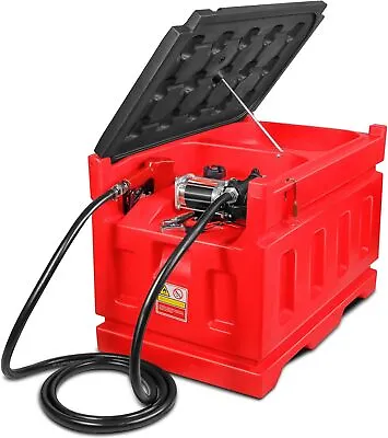 Buy 48 Gallon (180 Liter) Portable Fuel Tank With 12V Fuel Transfer Pump 15GPM • 519$