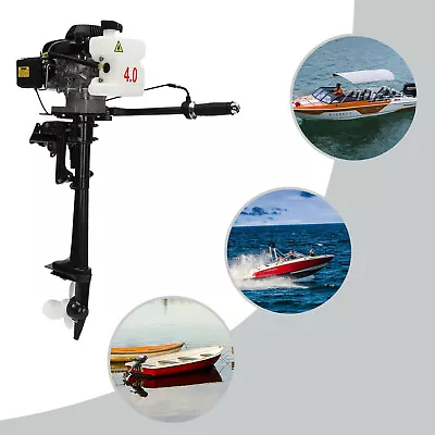 Buy US Outboard Motor Fishing Boat Engine, 3 HP Outboard Trolling Motor, Heavy Duty • 269.80$