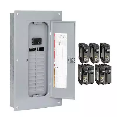 Buy Square D By Schneider Electric 216621 100 A Load Center With Cover - Value Pack • 156.73$