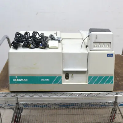 Buy Beckman Coulter DU640 Spectrophotometer 190-1100nm 110/120V 50/60Hz 200W AS/IS • 170.29$