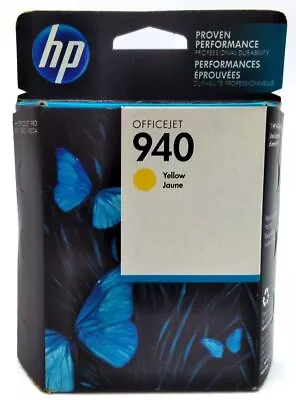 Buy HP 940 Ink Cartridge Genuine Yellow C4905AN For Officejet 8000 8500 A909A 8500A • 18.31$