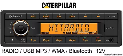 Buy Caterpillar Direct Connect Plug & Play Tractor Radio Bluetooth Cat Dozer Loader • 195$
