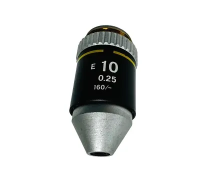 Buy Nikon E 10X/0.25 Achromat Microscope Objective Lens Alphaphot Labophot 160mm • 18.53$