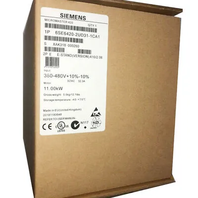 Buy 1PCS New Siemens 6SE6 420-2UD31-1CA1 6SE6420-2UD31-1CA1 Expedited Shipping • 754.30$