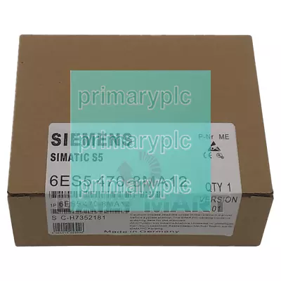Buy New In Box SIEMENS 6ES5470-8MA12 PLC CPU Module • 439.36$