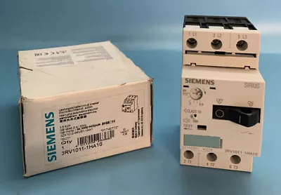 Buy Siemens 3rv1011-1ha10 Motor Starter Protector 5.5-8 Fla Adjustment Range 480v *n • 98$