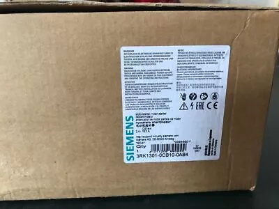 Buy 1pc New Original Siemens Motor Starter 3rk1301-0cb10-0ab4 Free Shipping • 778.60$