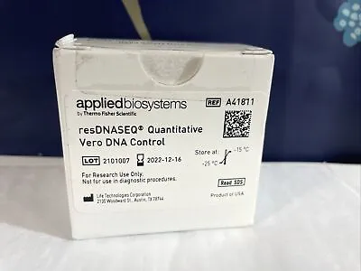 Buy Applied Biosystems ResDNASEQ Quantitative DNA Control Fisher Thermo Scientific • 56.99$
