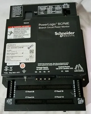 Buy Schneider Electric PowerLogic BCPMSCE1S  Branch Circuit Power Monitor AS-IS NON  • 331.20$