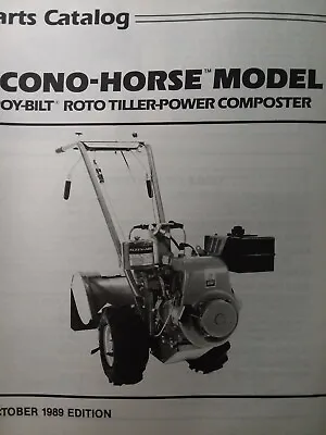 Buy Troy-Bilt Econo-Horse OPC Roto Tiller Composter Parts Manual E0032774- E0036751 • 48.99$