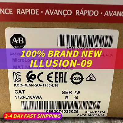 Buy Brand New Allen-Bradley 1763-L16AWA /B MicroLogix 1100 16 Point Controller • 1,099$